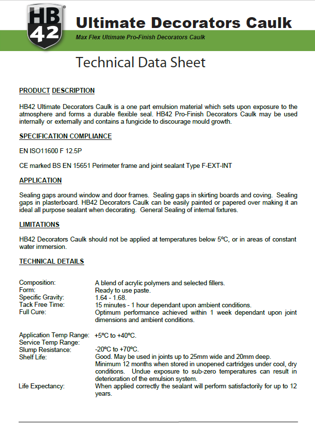 Data Sheet